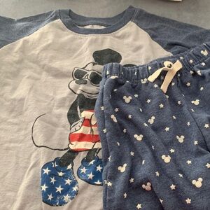 Mickey Mouse tee shirt and shorts